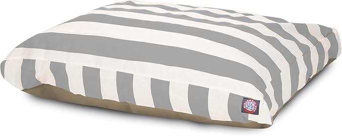 Majestic Pet Rectangle Medium Dog Bed Washable – Non Slip Comfy Pet Bed – Dog Crate Bed with Removable Washable Cover – Dog Kennel Bed for Sleeping 36x29x4 Inch