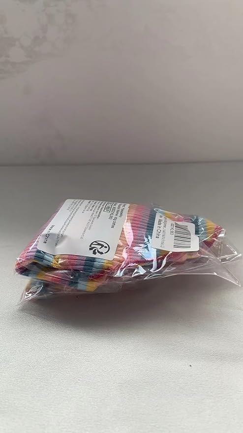 Small Medium Dog Clothes Rainbow Striped Dog Shirts Stretchable Long Sleeve Cat T-Shirt Pet Outfits for Chihuahua Yorkie Teddy (Pink Edge