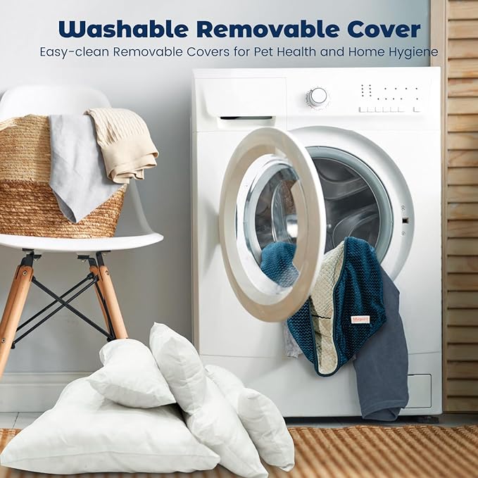 Miguel Removable Washable Dog Bed for Medium Dog Easy Clean 30 Inch