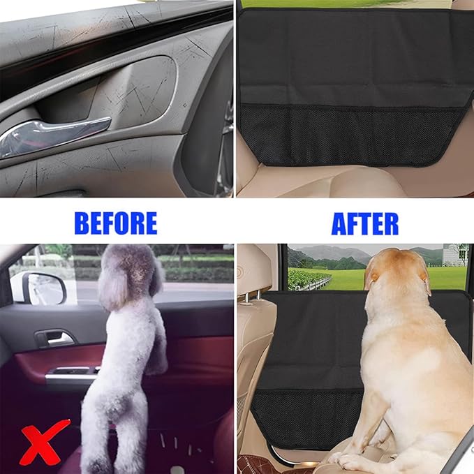 BESULEN Car Door Guard for Dogs 2 Pack