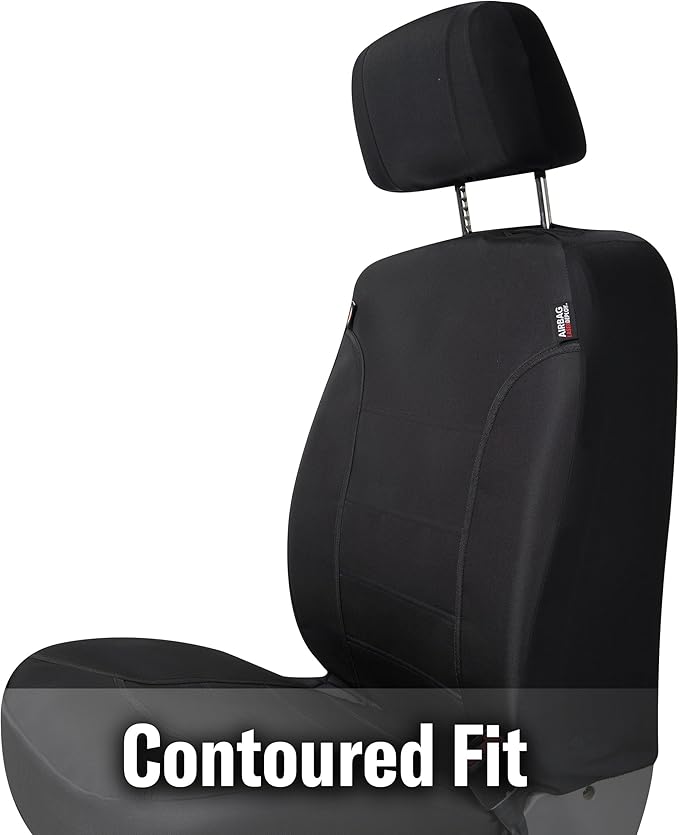 DICKIES 2-Piece Dual-Protection Seat Covers for Cars and SUVs