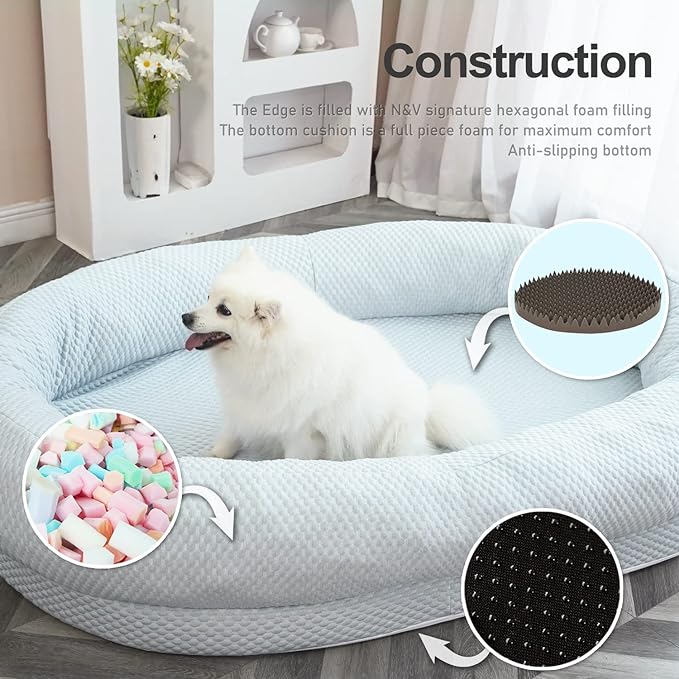 Giant Dog Bed for Human with Matching Blanket 65 * 55 XXXXXXL