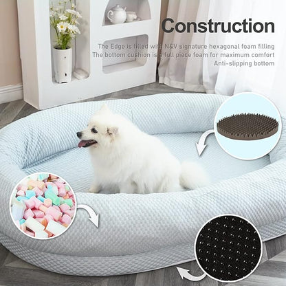 Giant Dog Bed for Human with Matching Blanket 65 * 55 XXXXXXL