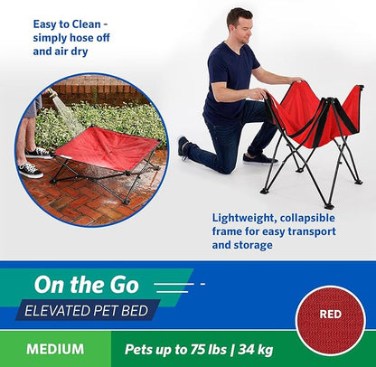 Coolaroo On The Go Cooling Elevated Dog Bed