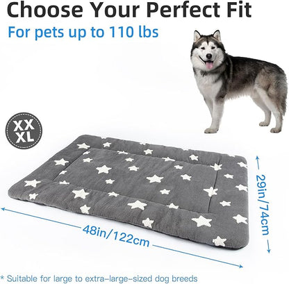 Mora Pets Dog Crate Pad Dog Bed Mat 48 inch 48 x 29