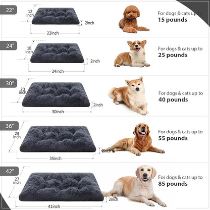 Vonabem Large Dog Bed Crate Pad 36 inch 35 * 22 inch
