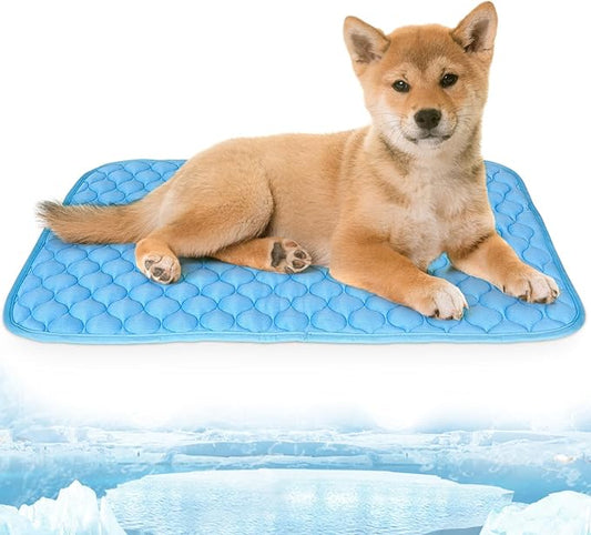 Dog Cooling Mat for Dogs Non-Toxic Self Cooling 27x20in