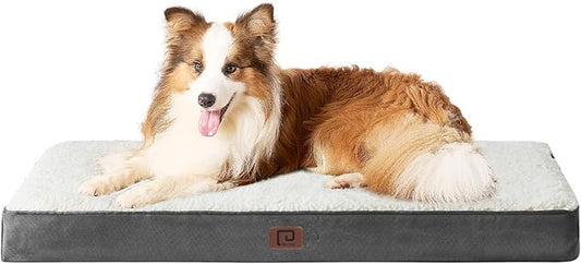 EHEYCIGA Orthopedic XL Dog Beds for Extra Large Dogs with Removable Washable Cover for Crate 41x27
