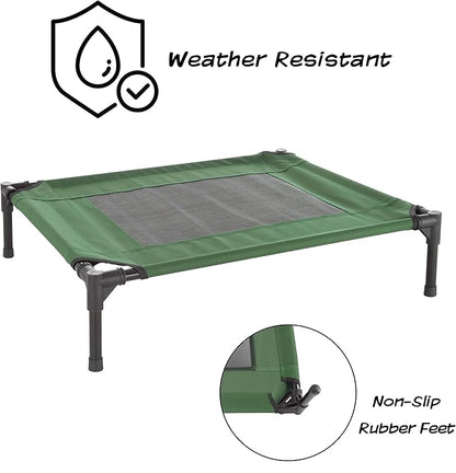 Elevated Dog Bed ? 30x24 Portable Bed 50lbs by