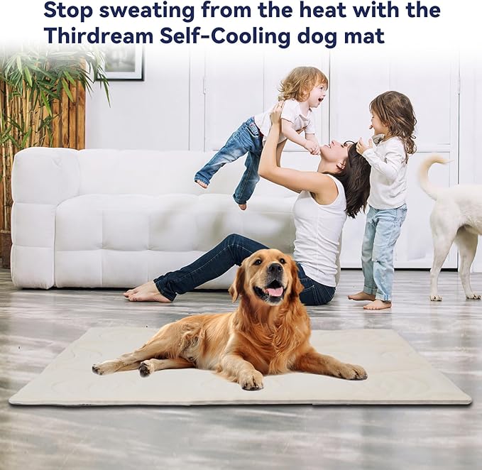 Iced 2.0 Dog Self-Cooling Mat for Small Dog 36" x 23", Pet