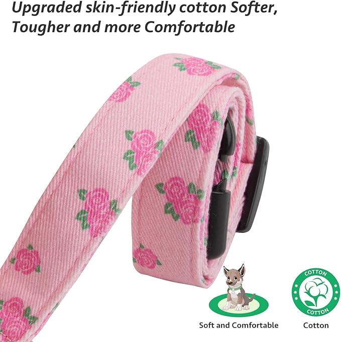 Cotton Handmade Dog Collar Cute and Distinctive Patterns