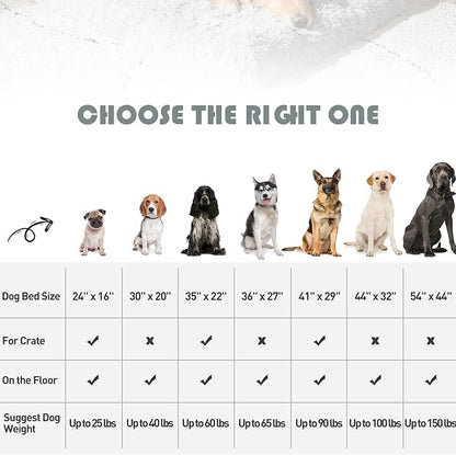 MIHIKK Dog Bed for Large Dogs 36x27 inch,