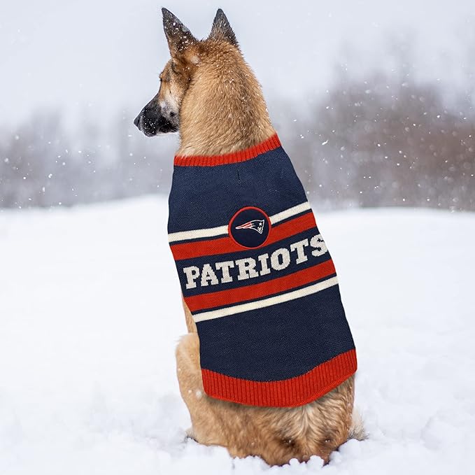 NFL New England Patriots Dog Sweater