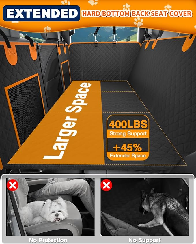 Truck Back Seat Extender for Dogs F150, RAM1500