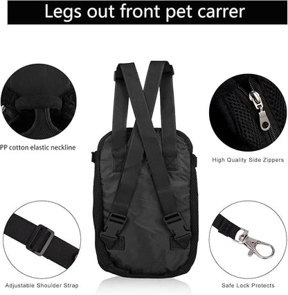 Pet Carrier Backpack M（4-8lb）, Black