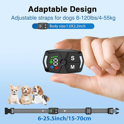Dog Bark Collar 2024 Smart Modes，7 Adjustable