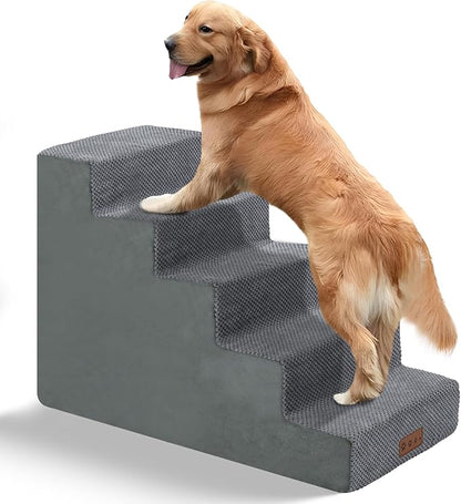 Dog Steps for High Bed 5-Steps Pet 23" H