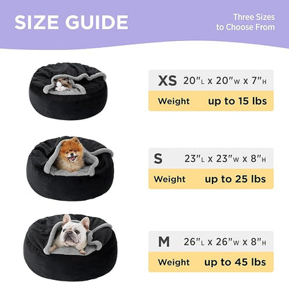 Lesure Cat Bed with Cover Cave 20"