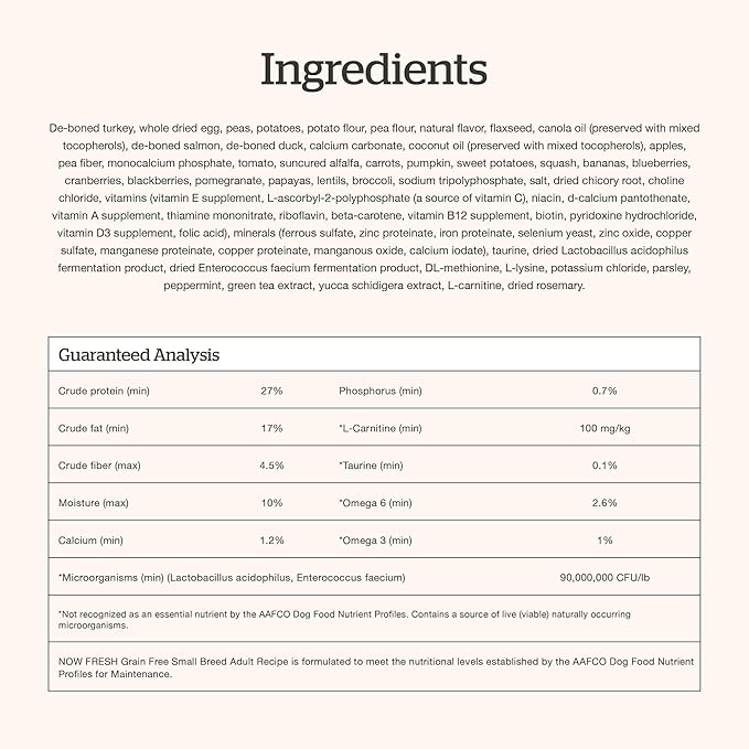 Now Fresh Grain-Free Dry Dog Food 6 lb