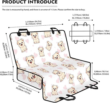 AFPANQZ Cute Cartoon Dog Car Dog Cat Seat