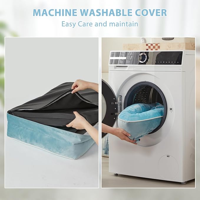 BFPETHOME Orthopedic Dog Beds for Large Dogs-Waterproof Sofa Dog Bed with Removable Washable Cover