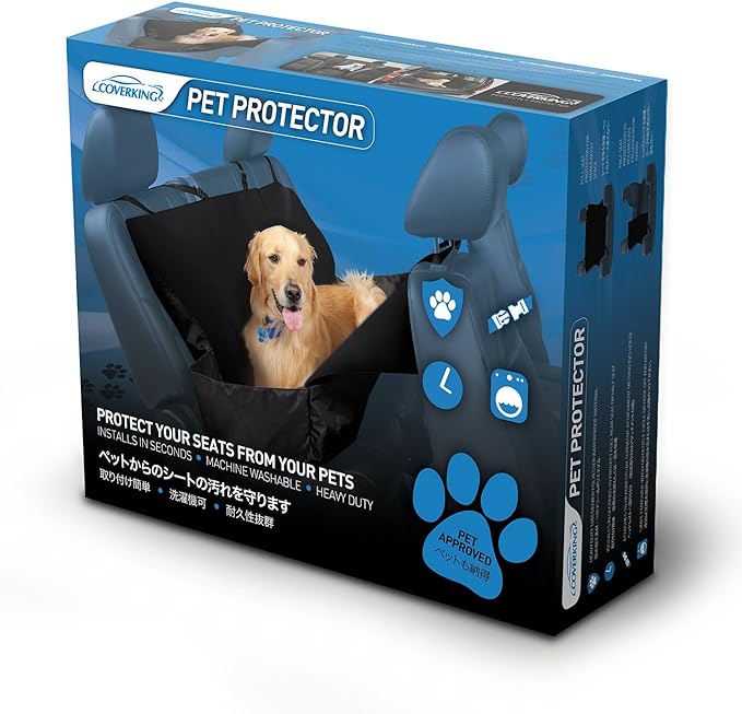 Coverking 2-in-1 Universal Pet Protector for Rear Car Seat