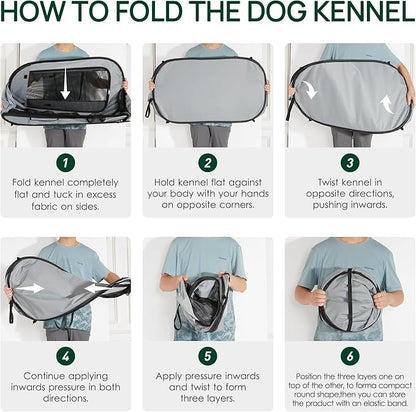Love's cabin 36in Portable Upgrade Large Dog Bed