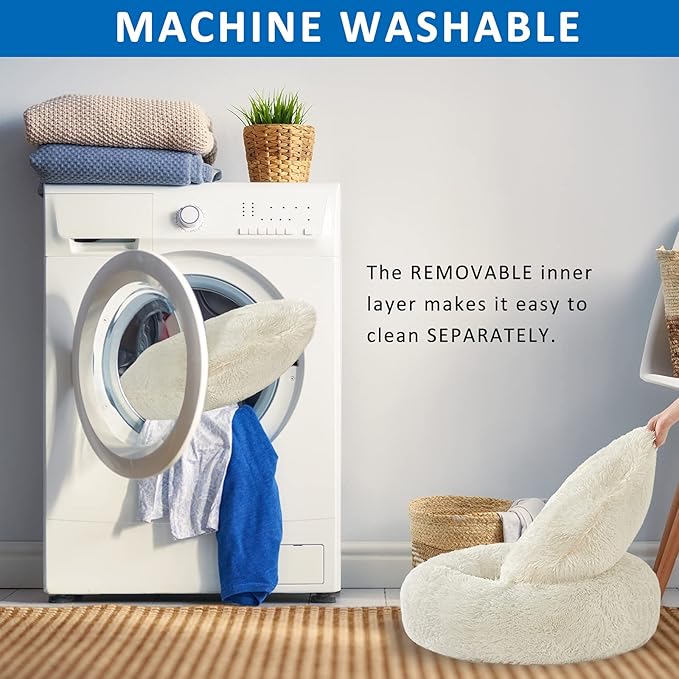 Washable Dog Round Bed Medium