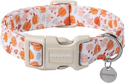 DOGWONG Cotton Fall Dog Collar