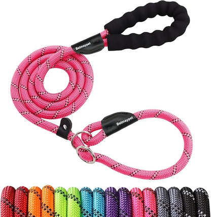 Slip Leads Dog Leash 4/5/6 FT (1/2''- 5FT,
