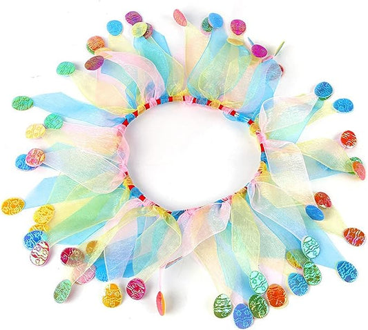 Elegant little tail 1PC Dog Easter Day Costume - Dog Cat Easter Day Collar Pet Collar Patterns Pet Tutu Collar Suit Pet Colorful Costume for Cats Small Medium Dogs