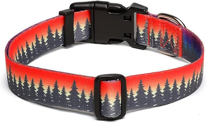 Adjustable Dog Collar with Patterns
