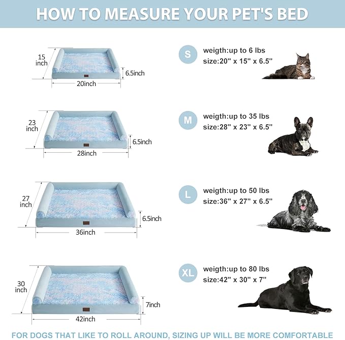 BFPETHOME Dog Beds for Large Dogs