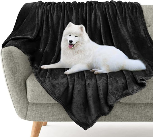Large Dog Blanket-40 x 50" Soft Fleece Dog Blanket for Large Dog Washable