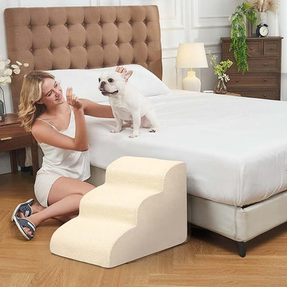 BOMOVA Dog Stairs for Small Dogs 3-Step Dog 2/3/4/5 Steps