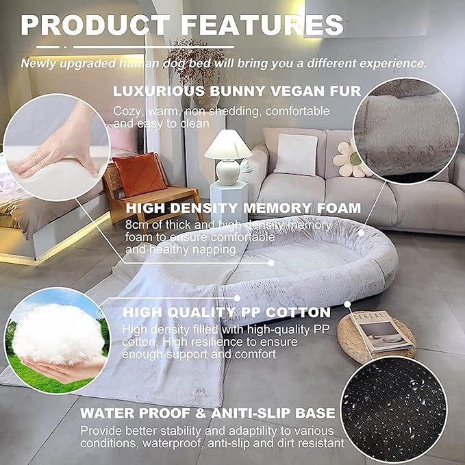 Human Dog Bed for You and Your Pet to Snooze
