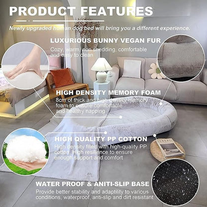 Human Dog Bed for You and Your Pet to Snooze