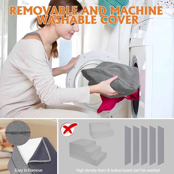 Topmart Dog Stairs for Small Dogs 5-Step,22.5" H,