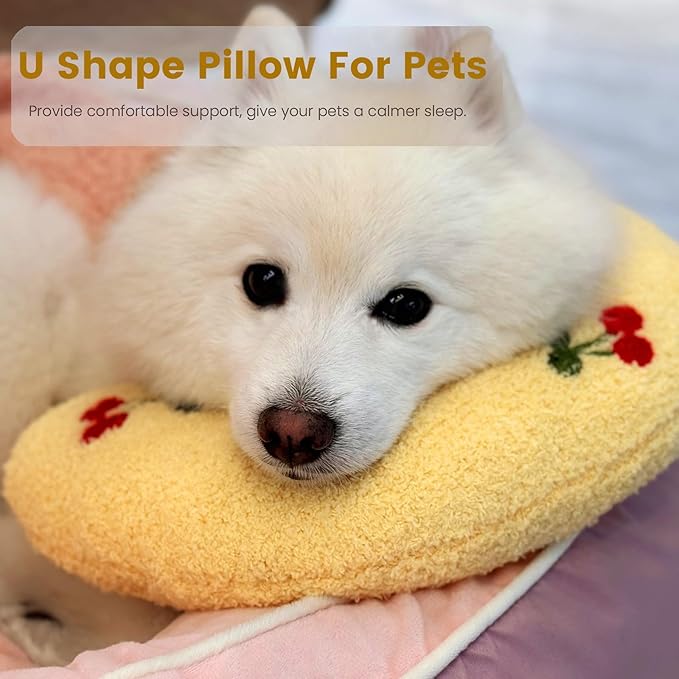 Cutated Dog Calming Pillow Dog Neck Pillow Cat