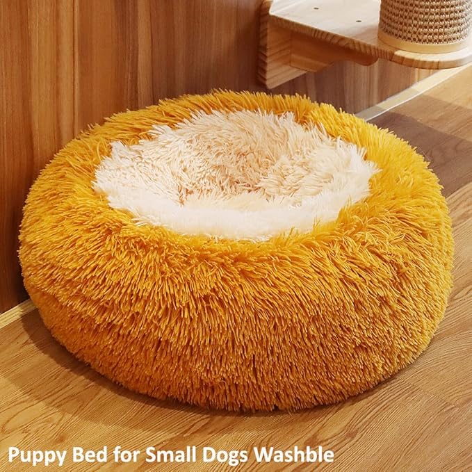 Small Dog Bed for Calming Dog 19 inches 10-100 lbs