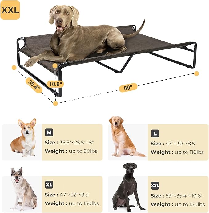 Veehoo Original Cooling Elevated Dog Bed CWC2201