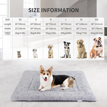 IEUUMLER Dog Bed FC014 (Gray,42"*28")