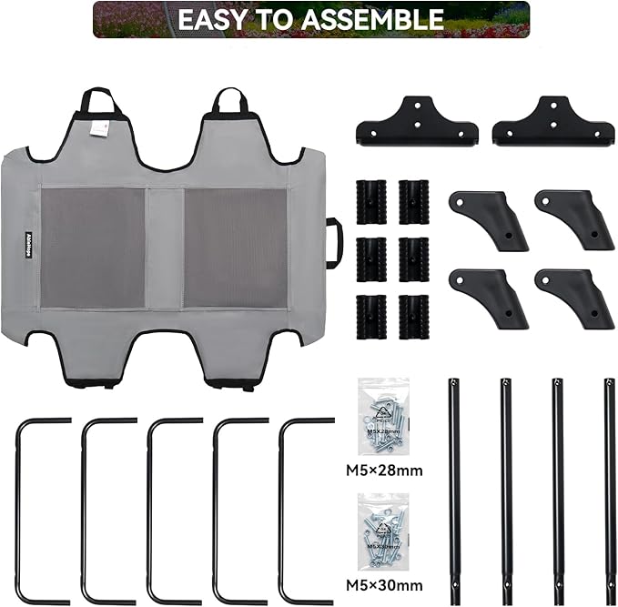 Elevated Dog Bed Portable Raised Dog Cooling Cot