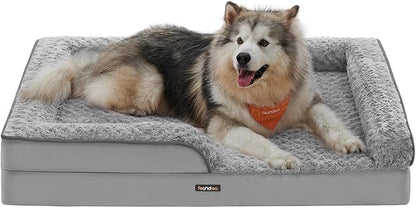 Feandrea Orthopaedic Dog Bed for Large Dogs 48 x 35 x 7 Inches, UPGW254G01