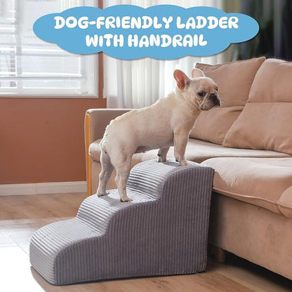 Dog Stairs Steps for High Bed 2 Steps 11.8")