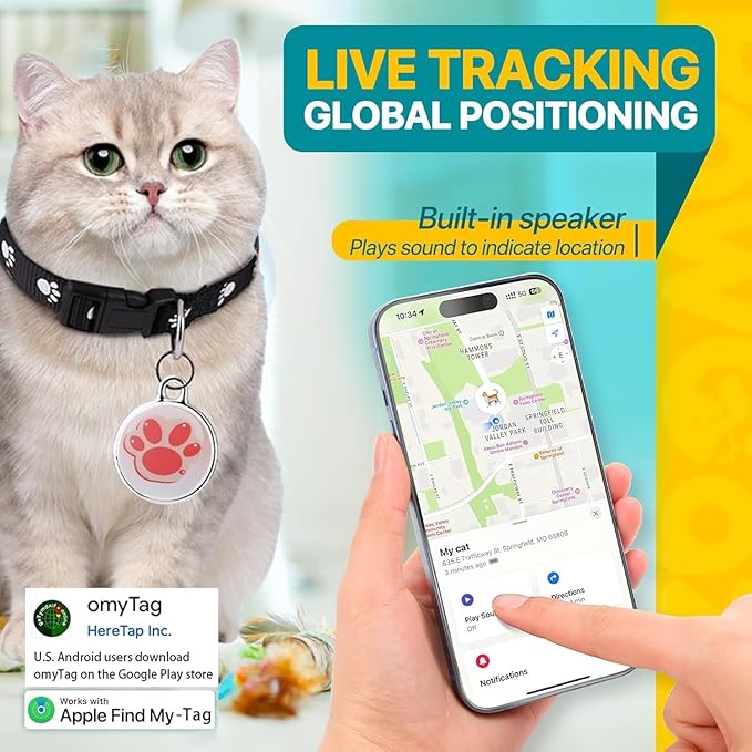 Cat Tracker-Airtag Cat Collar-Cat Tracker Collar-Pet Tracker