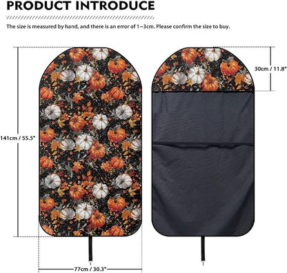 Yewattles Anti Slip Retro Thanksgiving Pumpkins Car Seat