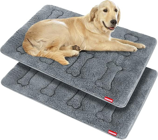 Dog Bed Crate Mat(42" X 28") 2 Pack