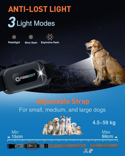 ABBIDOT Dog Shock Collar with Remote Control 4100 ft 178 Levels, 4 Correction 10-130 Lbs, 6 Dogs