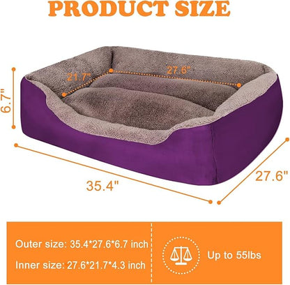 PUPPBUDD Dog Beds for Medium Dogs